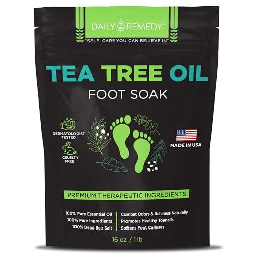 Algopix Similar Product 13 - Tea Tree Oil Foot Soak with Epsom Salt