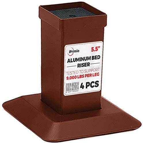 Algopix Similar Product 15 - iPrimio Aluminum 55 Inch Bed Risers 4