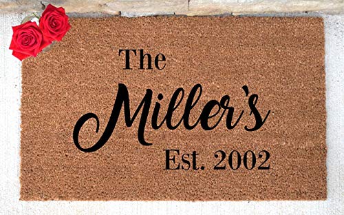 Algopix Similar Product 9 - Personalized Doormat  Custom Doormat 