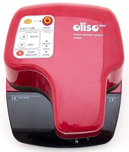 Algopix Similar Product 1 - Oliso Pro VS95A Smart Vacuum Sealer, Red