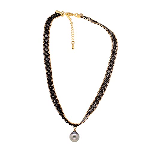Algopix Similar Product 2 - 910MM Cultured Tahitian Pearl Choker