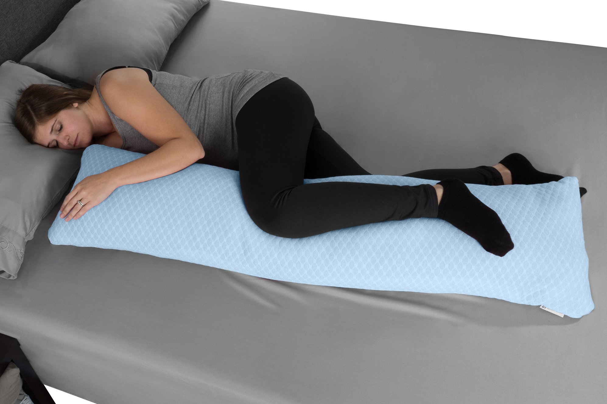 Algopix Similar Product 10 - Memory Foam Body Pillow for Side