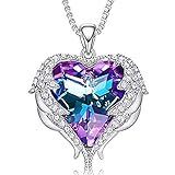 Algopix Similar Product 20 - NEWNOVE Butterfly Love Heart Necklaces