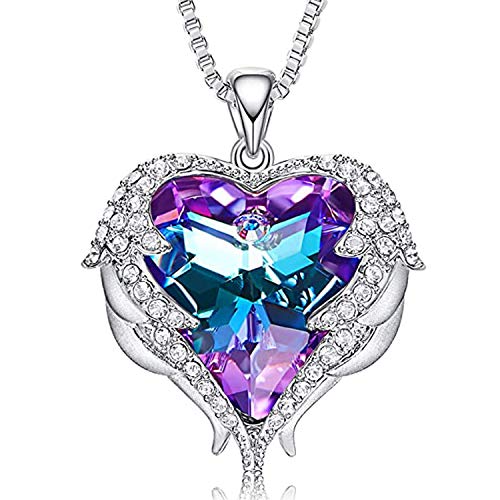 Algopix Similar Product 8 - NEWNOVE Butterfly Love Heart Necklaces