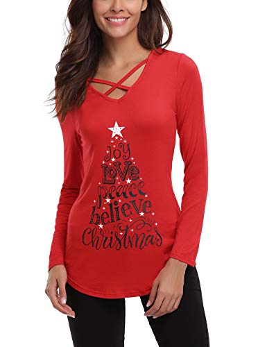 Algopix Similar Product 11 - iClosam Womens Sexy Cross Front VNeck
