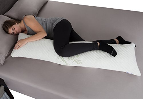 Algopix Similar Product 5 - Memory Foam Body Pillow with Bamboo