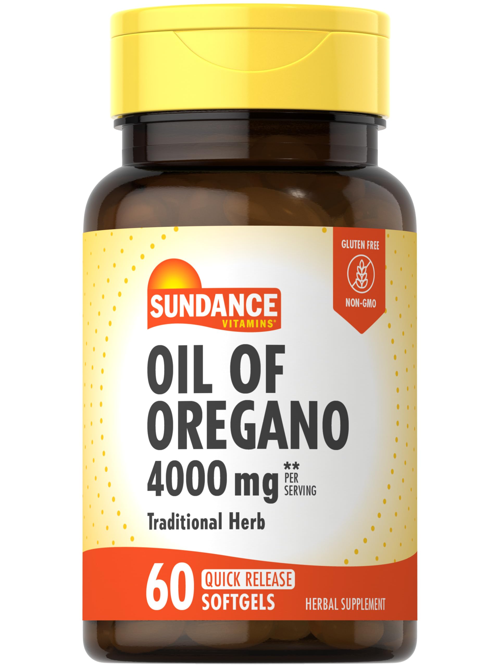 Algopix Similar Product 4 - Sundance Oil of Oregano 4000mg Softgels