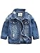 Algopix Similar Product 4 - Abolai Baby Boys Basic Denim Jacket
