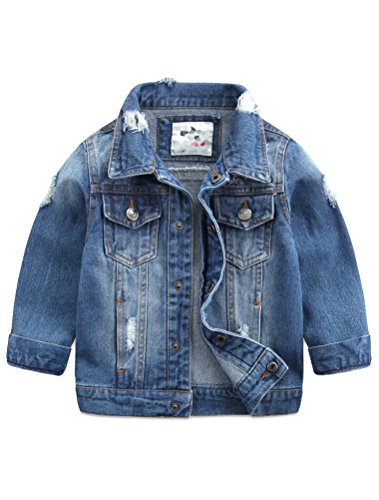 Algopix Similar Product 20 - Abolai Baby Boys Basic Denim Jacket