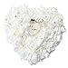 Algopix Similar Product 17 - Honeygifts Wedding Ring Pillow White
