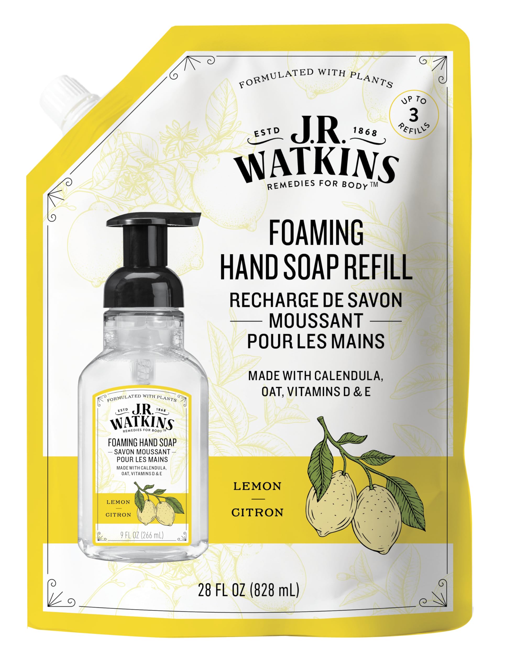 Algopix Similar Product 4 - JR Watkins Liquid Foaming Hand Soap