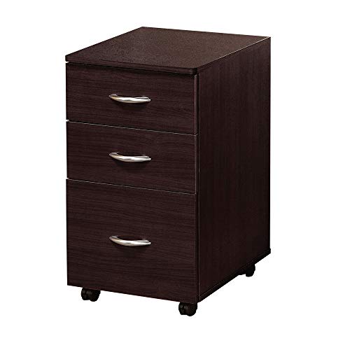 Algopix Similar Product 9 - Benzara 3 Drawer Wooden File Cabinet