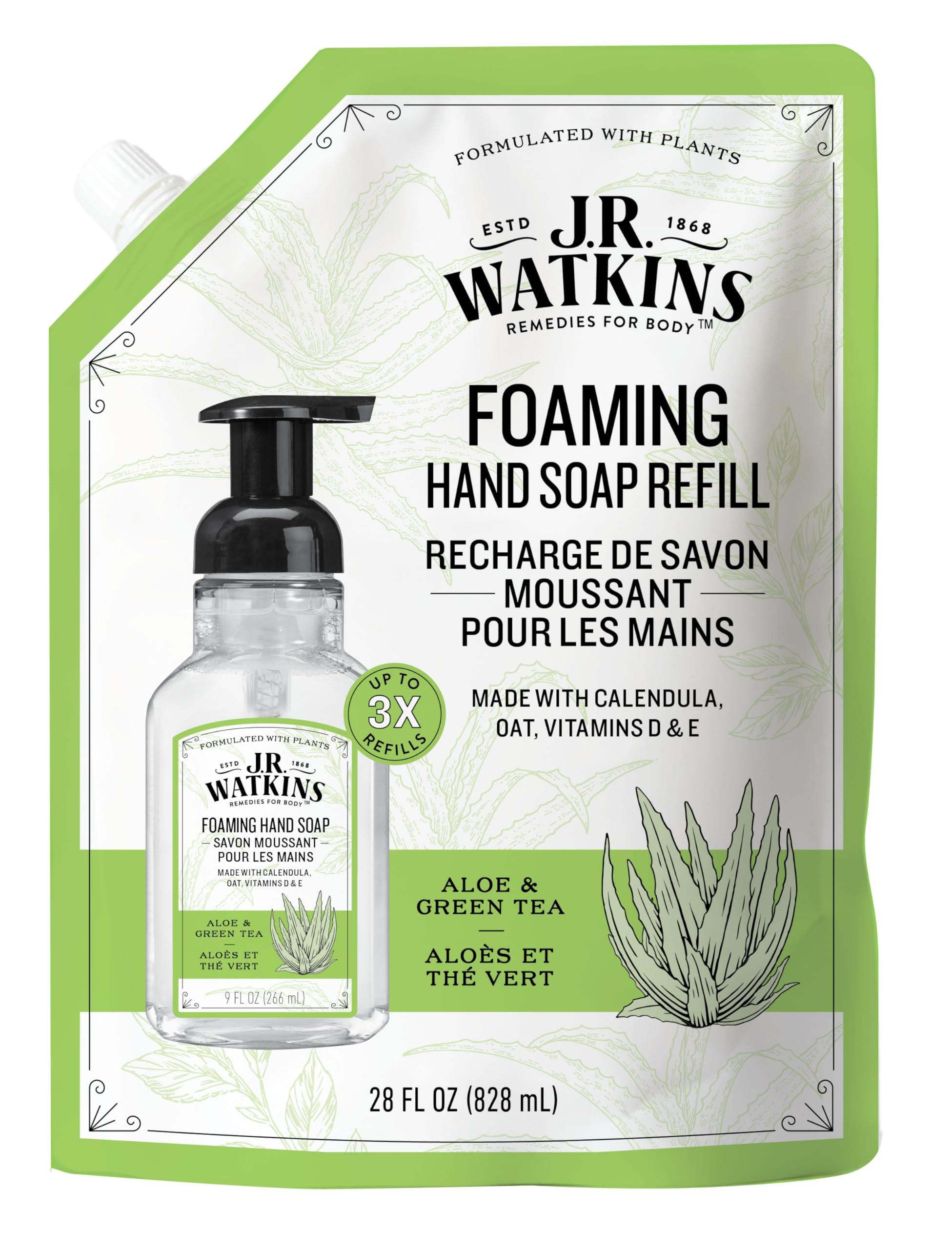 Algopix Similar Product 14 - JR Watkins Liquid Foaming Hand Soap