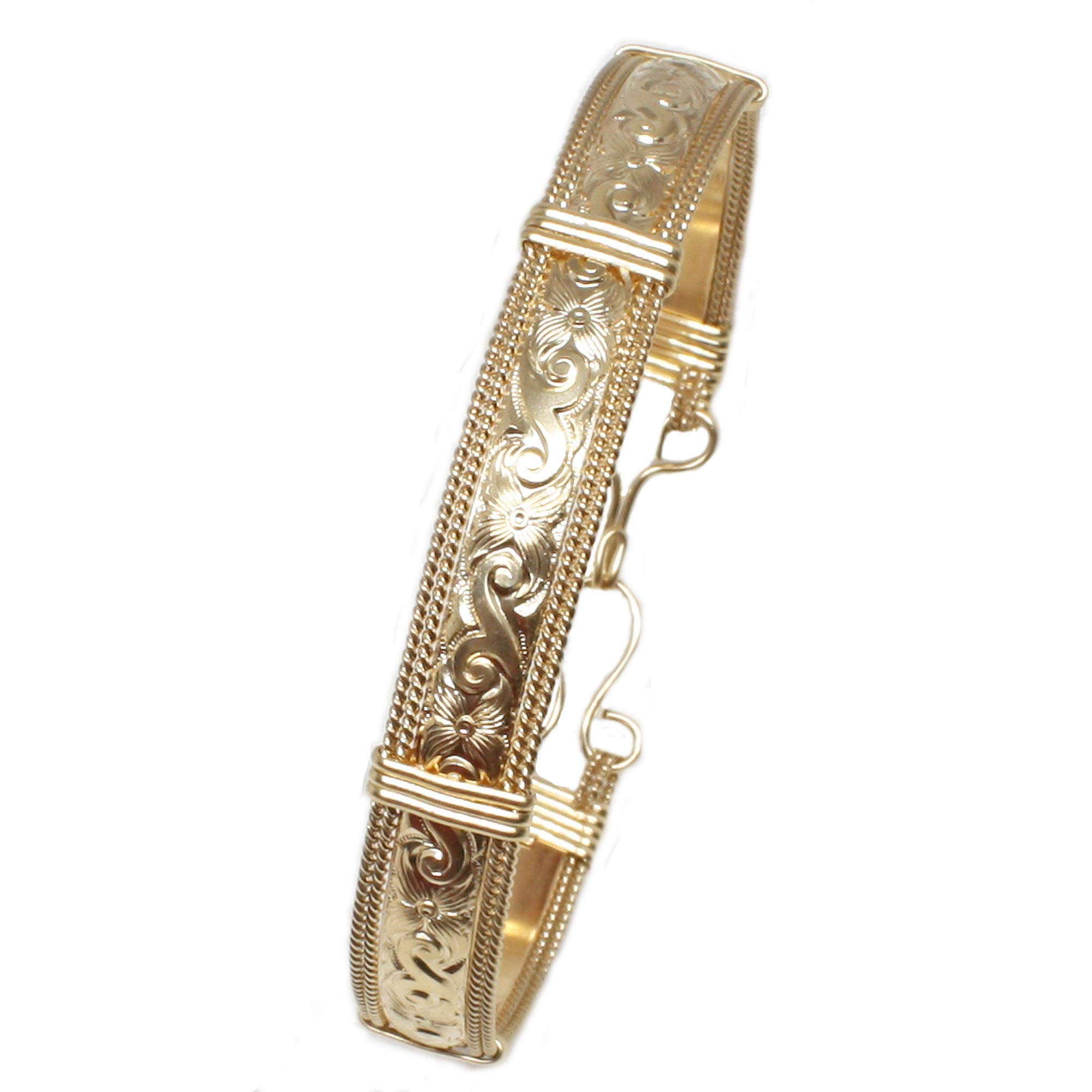 Algopix Similar Product 12 - Handmade Designer Gold Bracelet for