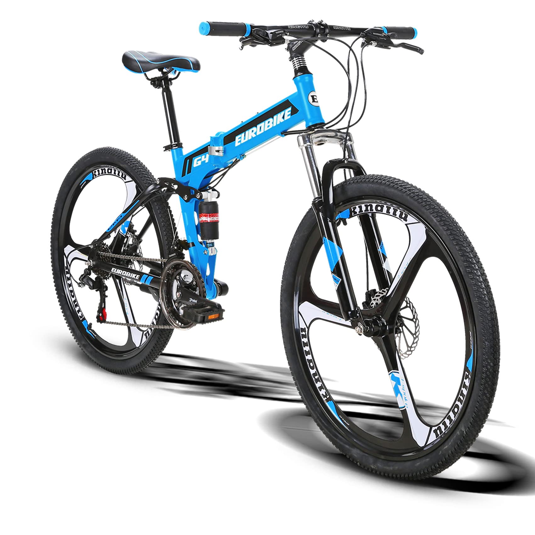 Algopix Similar Product 1 - EUROBIKE G4 Folding Mountain Bike 26
