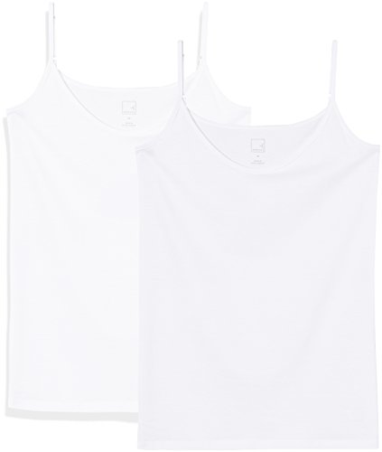 Algopix Similar Product 1 - MERAKI Womens 2 Pack Camisole White