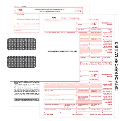 Algopix Similar Product 3 - TOPS 1099 MISC InkjetLaser Tax Forms