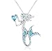Algopix Similar Product 1 - luomart Fashion Mermaid Birthstone
