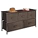 Algopix Similar Product 3 - mDesign Large Steel FrameWood Top Wide