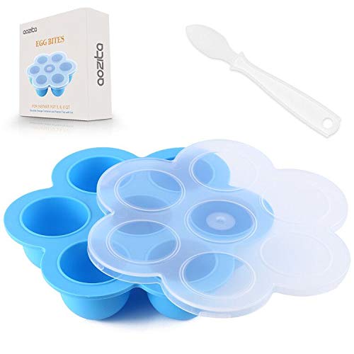 Algopix Similar Product 15 - Aozita Silicone Egg Bites Molds for