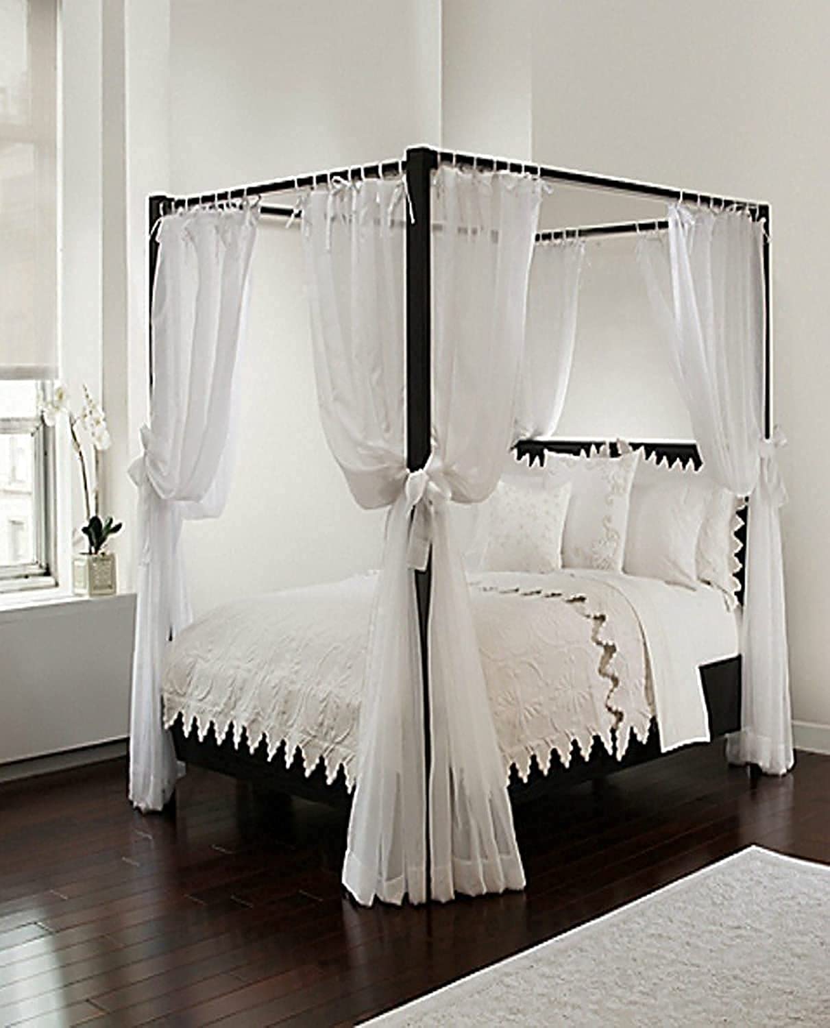 Algopix Similar Product 3 - Royale Home Canopy Bed Panels with Top