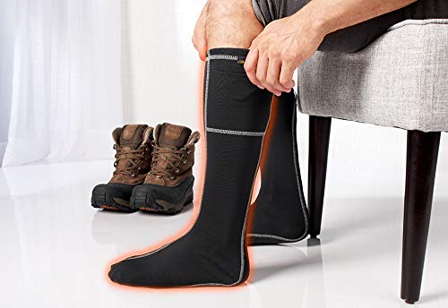 Algopix Similar Product 12 - Sharper Image Heated Socks - Small