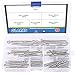 Algopix Similar Product 11 - Glarks 90Pcs 304 Stainless Steel Cotter