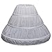 Algopix Similar Product 5 - Abaowedding Girls 3 Hoops Petticoat