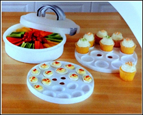 Algopix Similar Product 1 - Mainstays 3in1 Round Cake Carrier