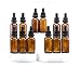 Algopix Similar Product 6 - YIZHAO Amber Glass Dropper Bottle 1oz