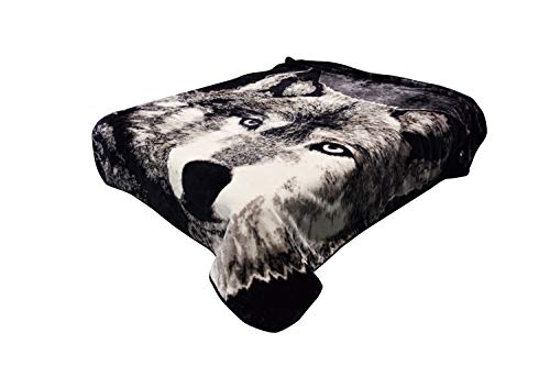 Algopix Similar Product 7 - Wild Animal Wolf Print Blanket Tv