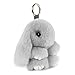 Algopix Similar Product 13 - CHMIING Bunny Keychain Soft Cute Rex