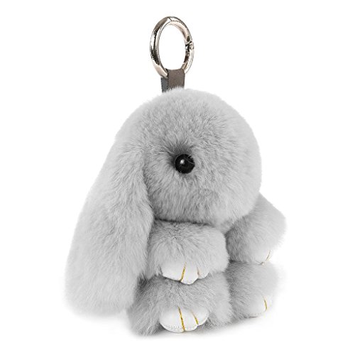 Algopix Similar Product 1 - CHMIING Bunny Keychain Soft Cute Rex