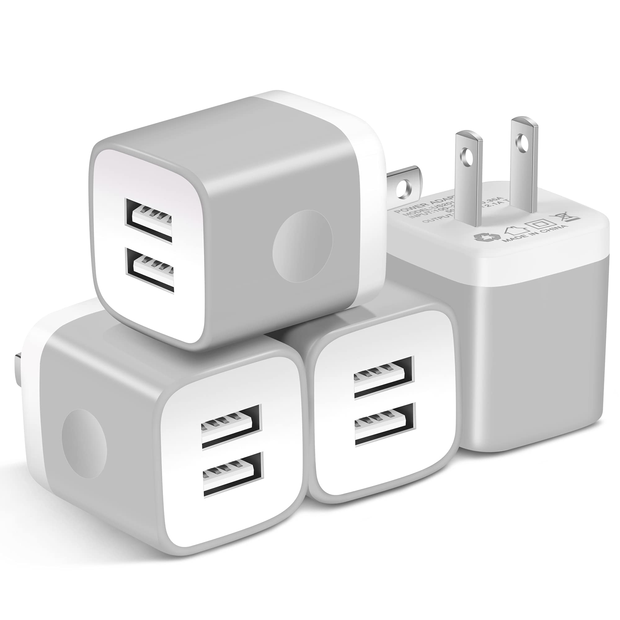 Algopix Similar Product 12 - USB Wall Charger XEDITION 4Pack