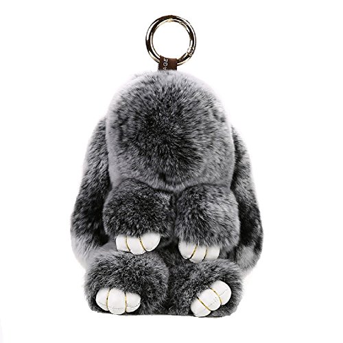 Algopix Similar Product 18 - CHMIING Bunny Keychain Soft Cute Rex