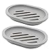 Algopix Similar Product 19 - Topsky 2Pack Soap Dish with Drain