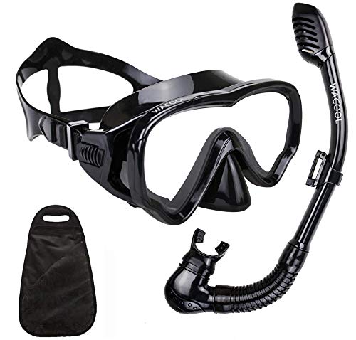 Algopix Similar Product 15 - WACOOL Snorkeling Snorkel Package Set
