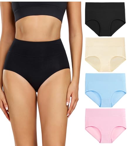 Algopix Similar Product 3 - wirarpa Womens Cotton Underwear 4 Pack