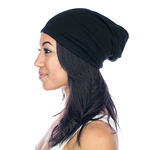 Algopix Similar Product 1 - Grace Eleyae GE Sleep Cap  Black Slap