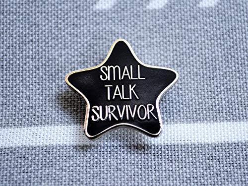 Algopix Similar Product 6 - Small Talk Survivor Pin  Hard Enamel