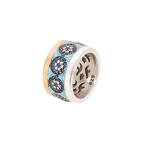 Algopix Similar Product 11 - Nazar  Turkish Handmade Blue Turquoise