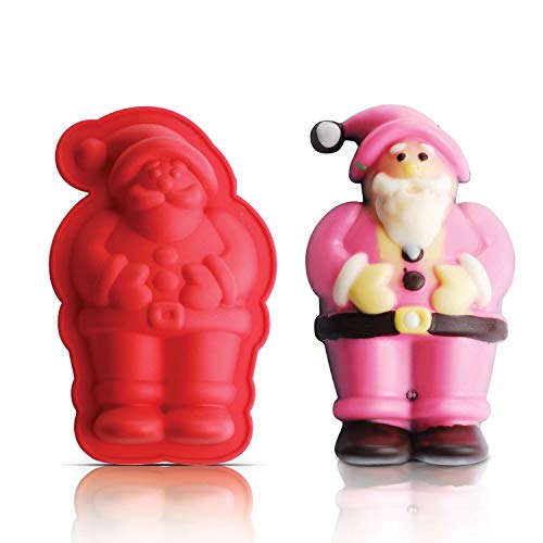 Algopix Similar Product 9 - INNOKA Silicone Santa Claus Cake Mold