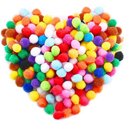 Algopix Similar Product 4 - Acerich 300 Pcs 1 Inch Assorted Pompoms