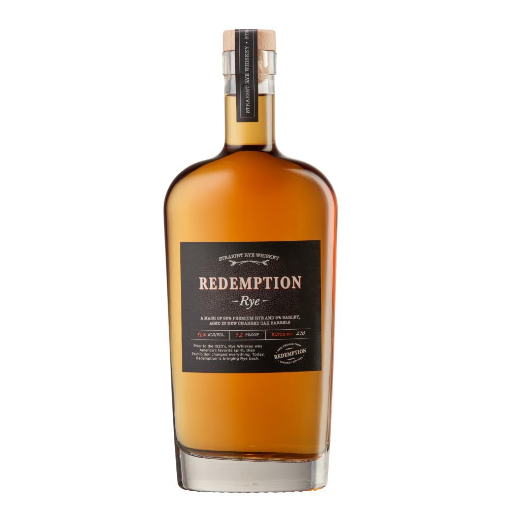 Algopix Similar Product 15 - Redemption Whisky Rye, 750mL, 92 proof