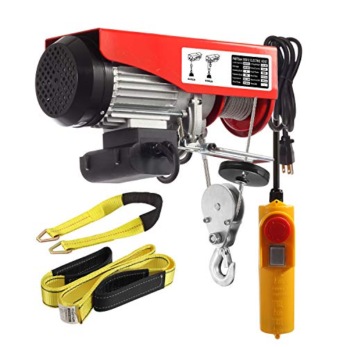 Algopix Similar Product 15 - Partsam 880 lbs Lift Electric Hoist