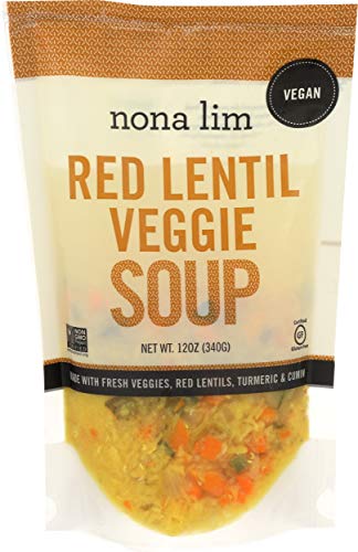 Algopix Similar Product 18 - Nona Lim Red Lentil Veggie Soup, 12 oz