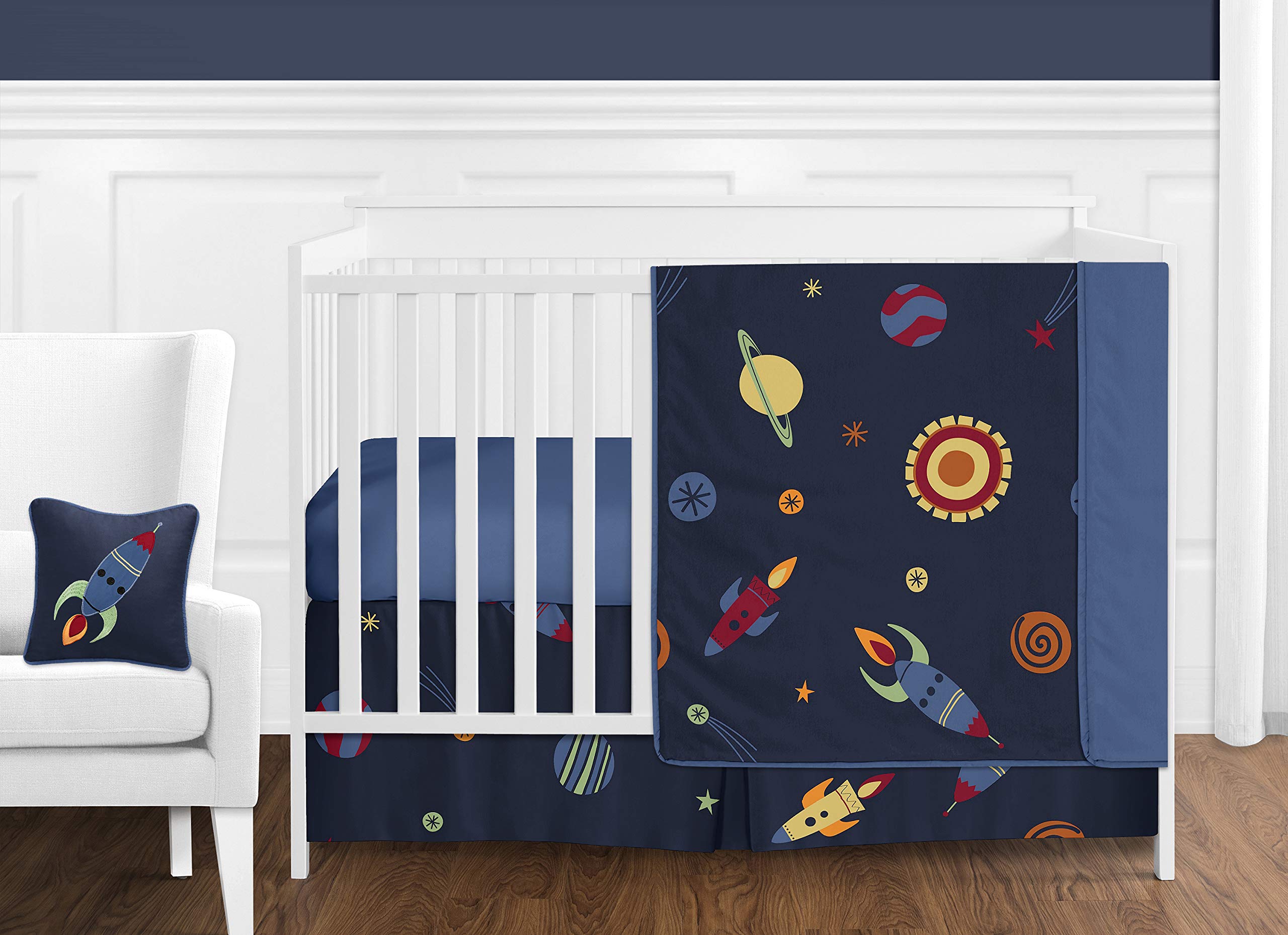 Algopix Similar Product 17 - Sweet Jojo Designs Space Galaxy Rocket