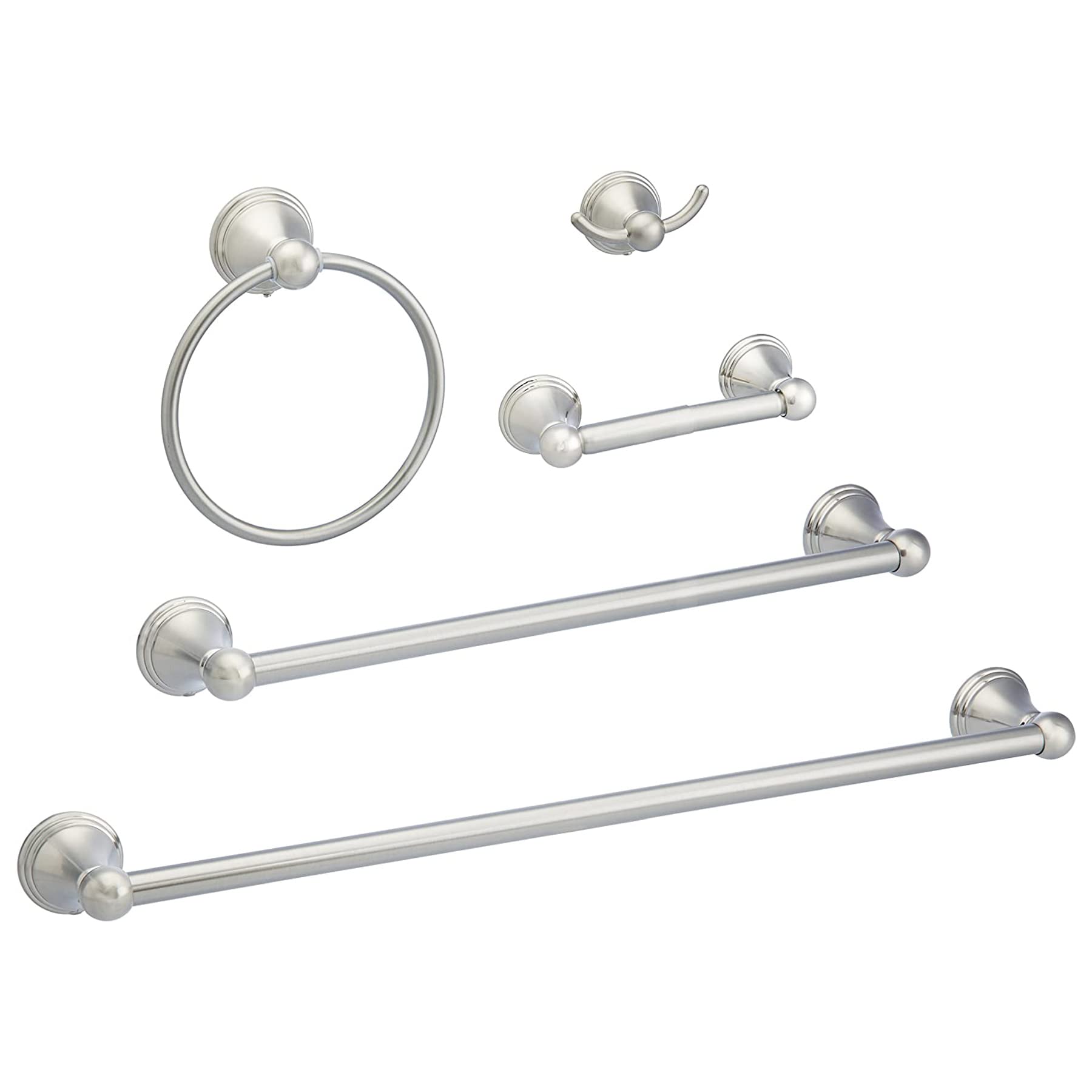 Algopix Similar Product 14 - Amazon Basics 5 Piece Satin Nickel