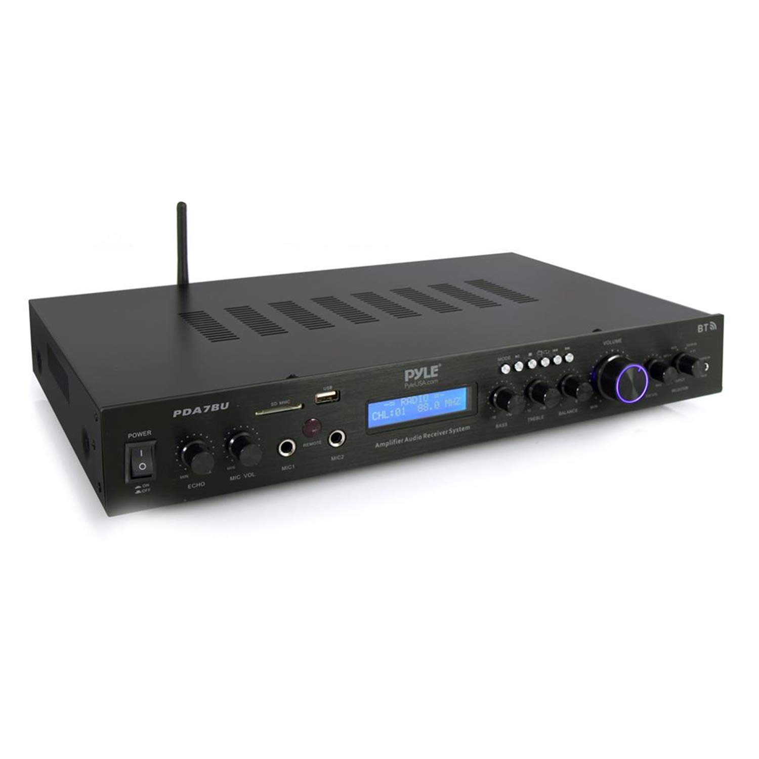 Algopix Similar Product 9 - Pyle Bluetooth Home Theater Amplifier 