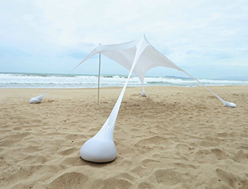 Algopix Similar Product 16 - AMMSUN Beach Tent with sandbag Anchors